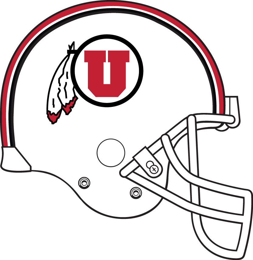 Utah Utes 2014-Pres Helmet Logo diy DTF decal sticker